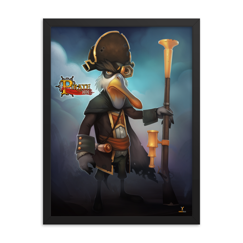 Pirate101-Ol-Fisheye-Poster-18x24-Matte-paper-poster-framed