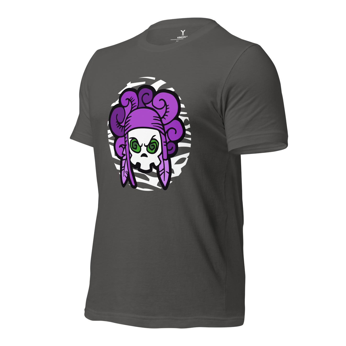 Pirate101-Witchdoctor-Female-Skull-Unisex-Graphic-Shirt2-short-sleeve