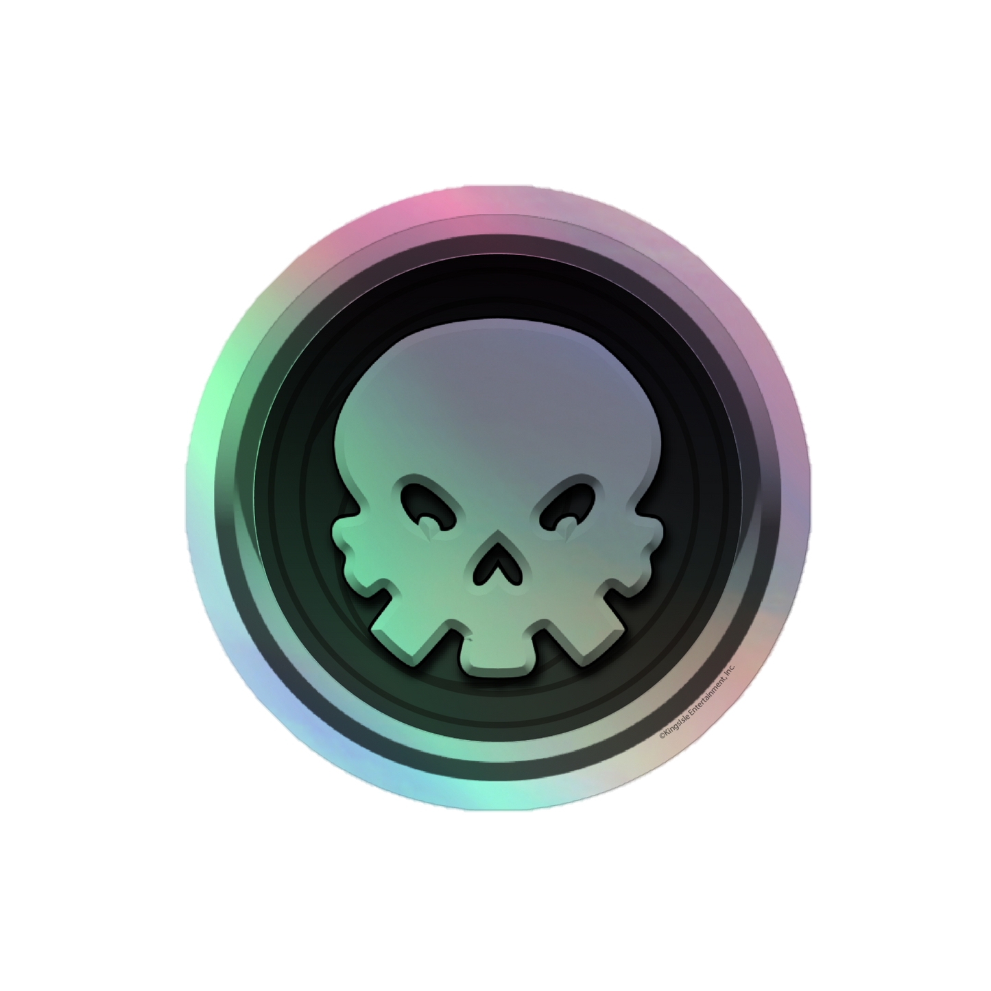 Wizard101-Death-School-Symbol-Holographic-Sticker-vinyl