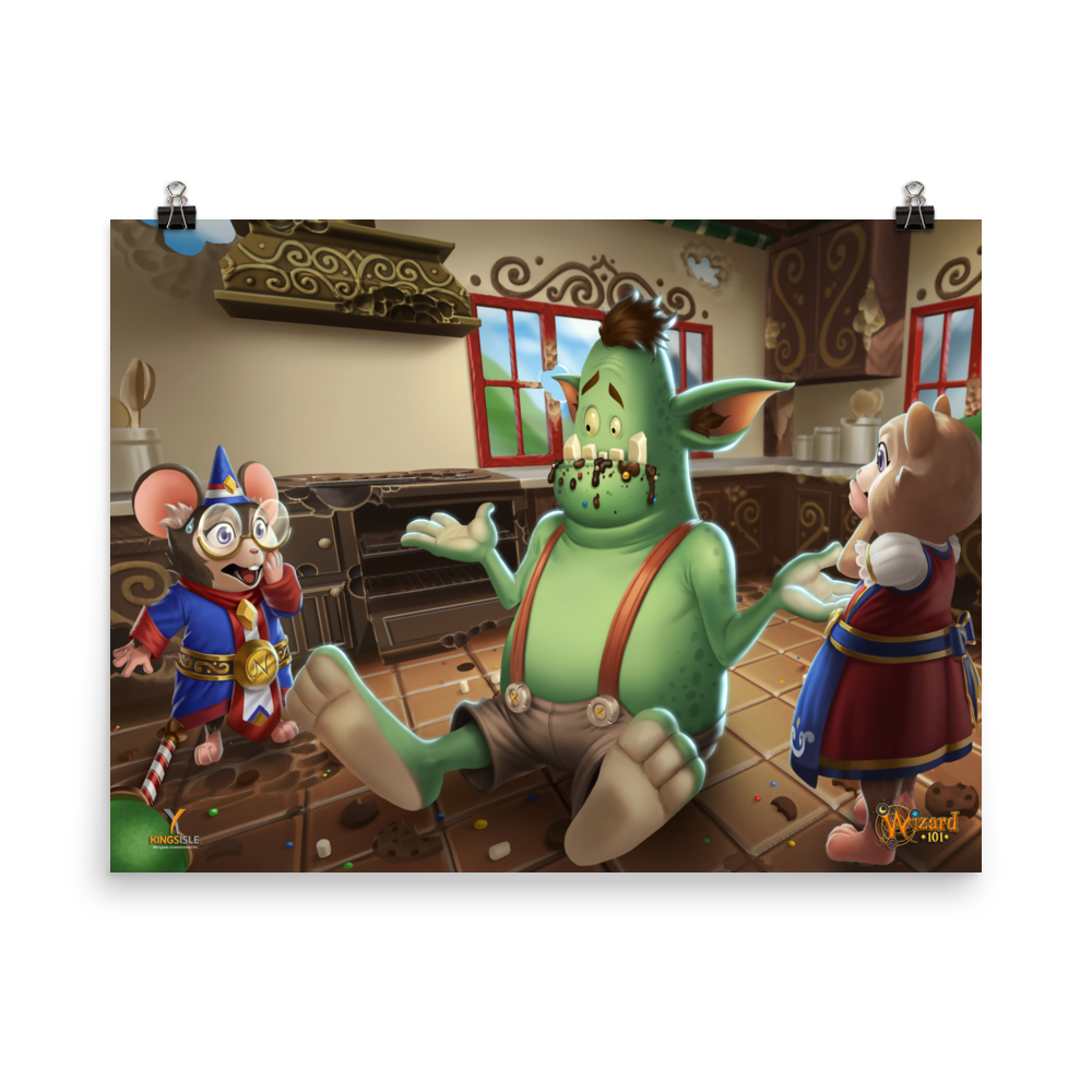Wizard101-Gobbler-Karamel-Poster-18x24-Matte-paper-poster