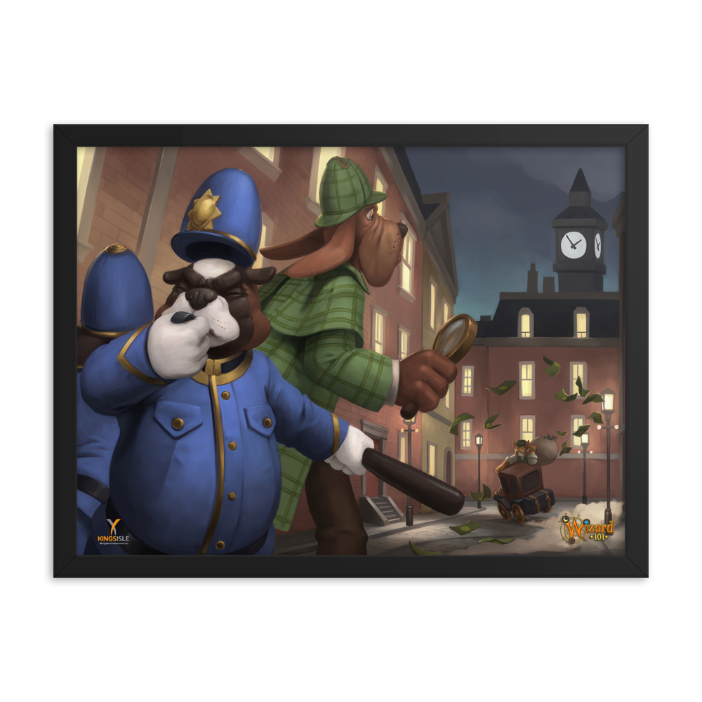 Wizard101-Marleybone-Poster-18x24-Matte-paper-poster-framed