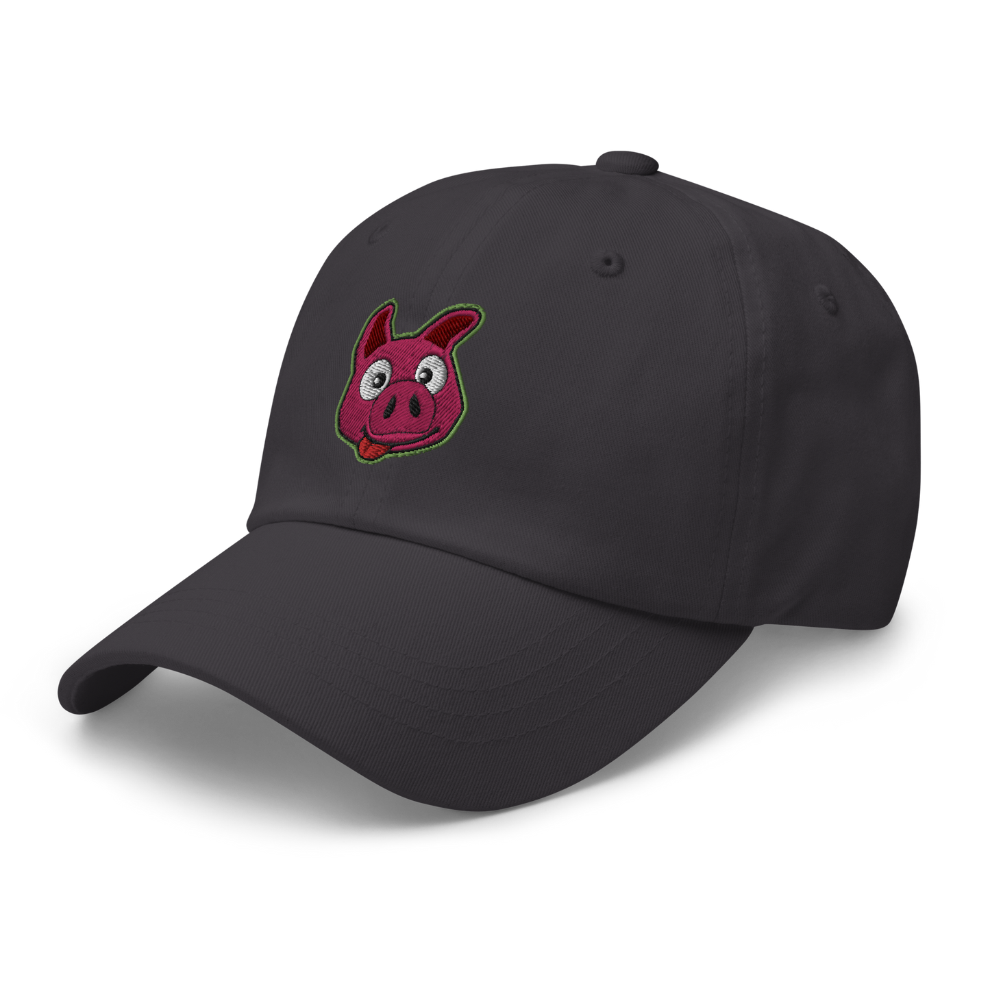 Wizard101-Piggle-Dad-Hat2-embroiderred-dark-grey-left