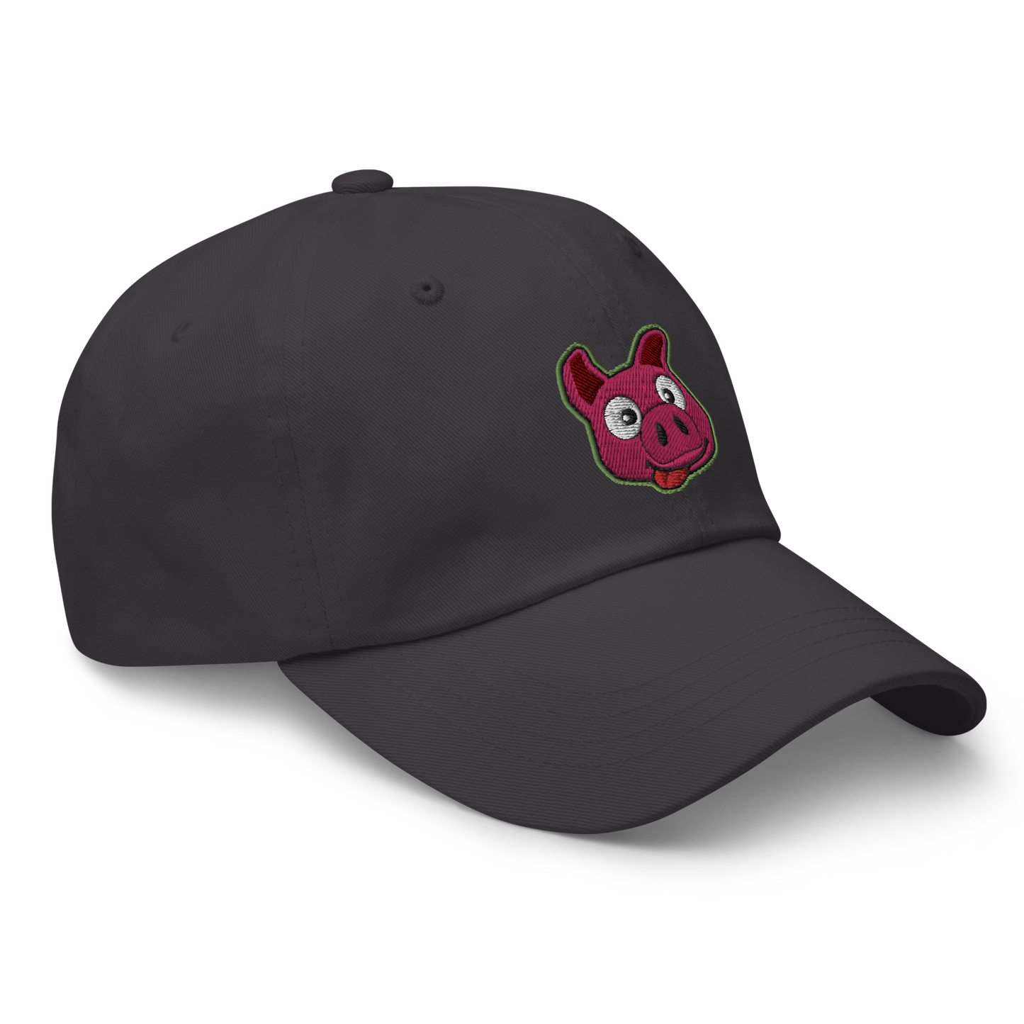 Wizard101-Piggle-Dad-Hat3-embroiderred-dark-grey-right