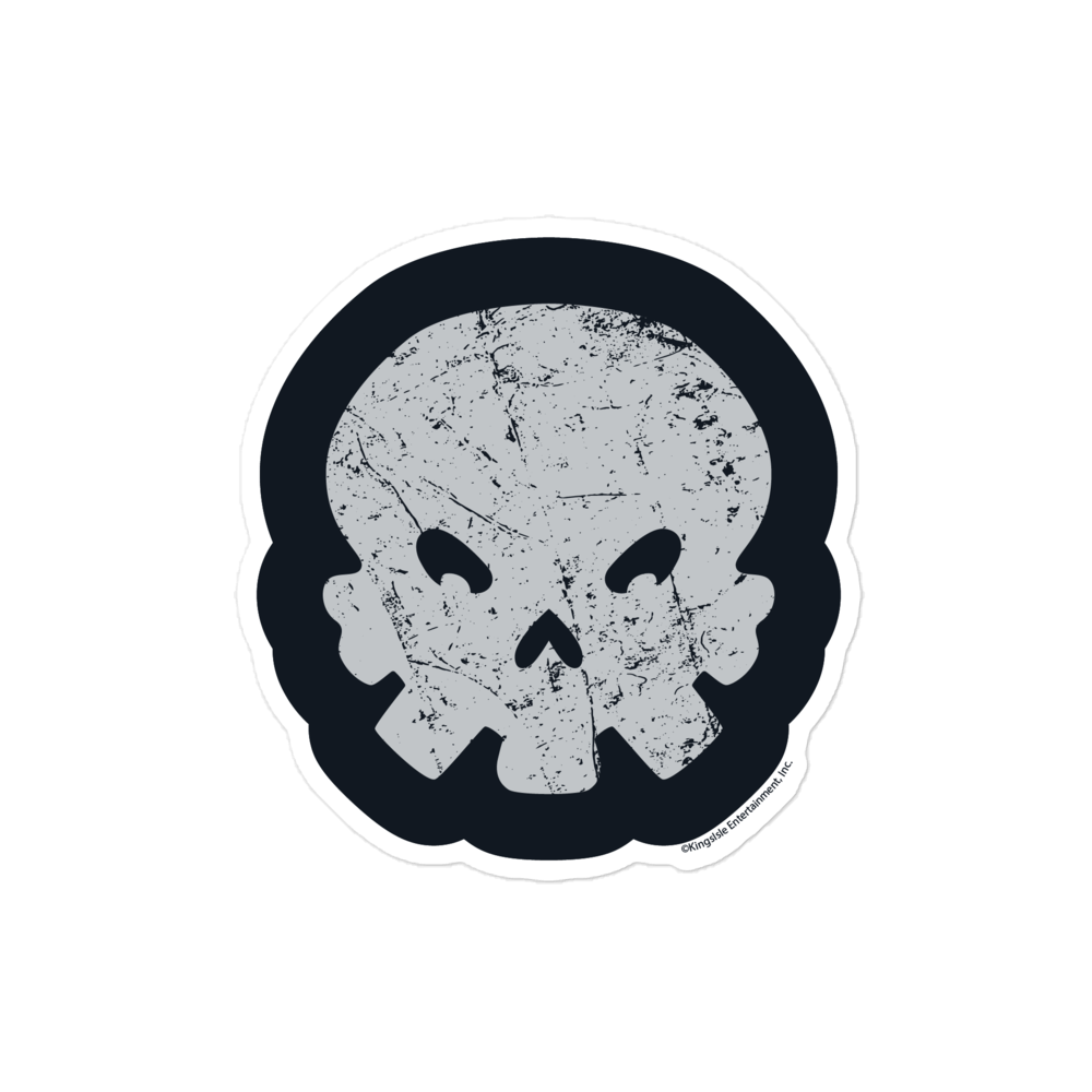 Wizard101-Worn-Death-School-Symbol-Sticker-vinyl