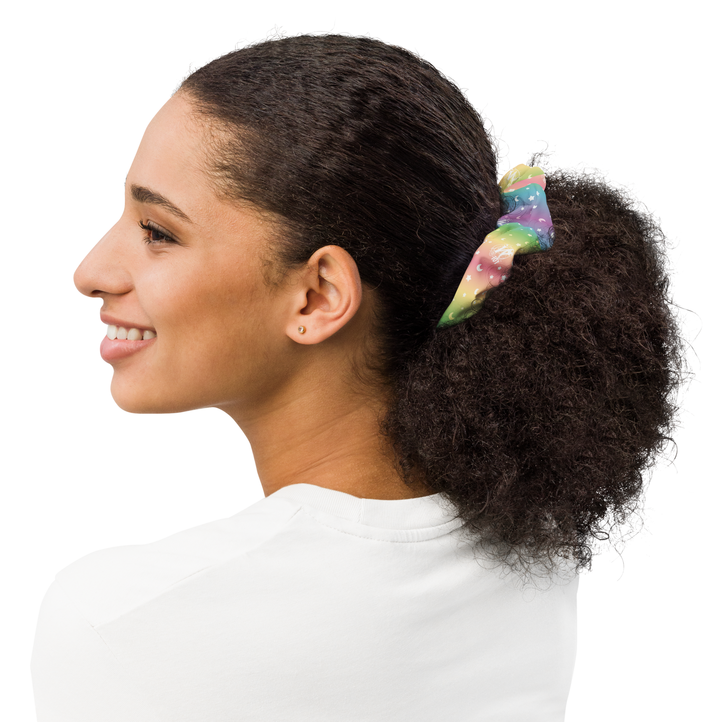 Wizard101 Rainbow Stars Scrunchie