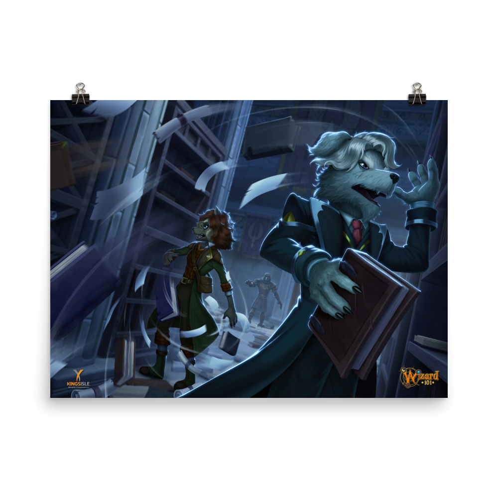 Wizard101 Forbidden Library Gauntlet Poster