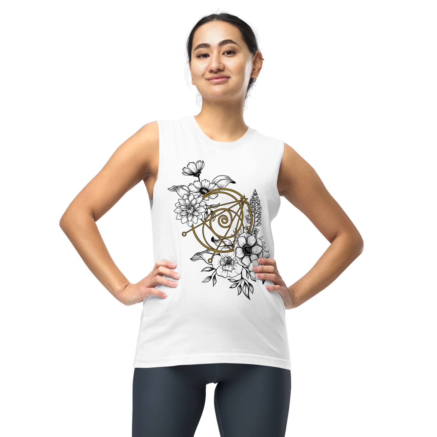 Wizard101 Floral Spiral Muscle Tank