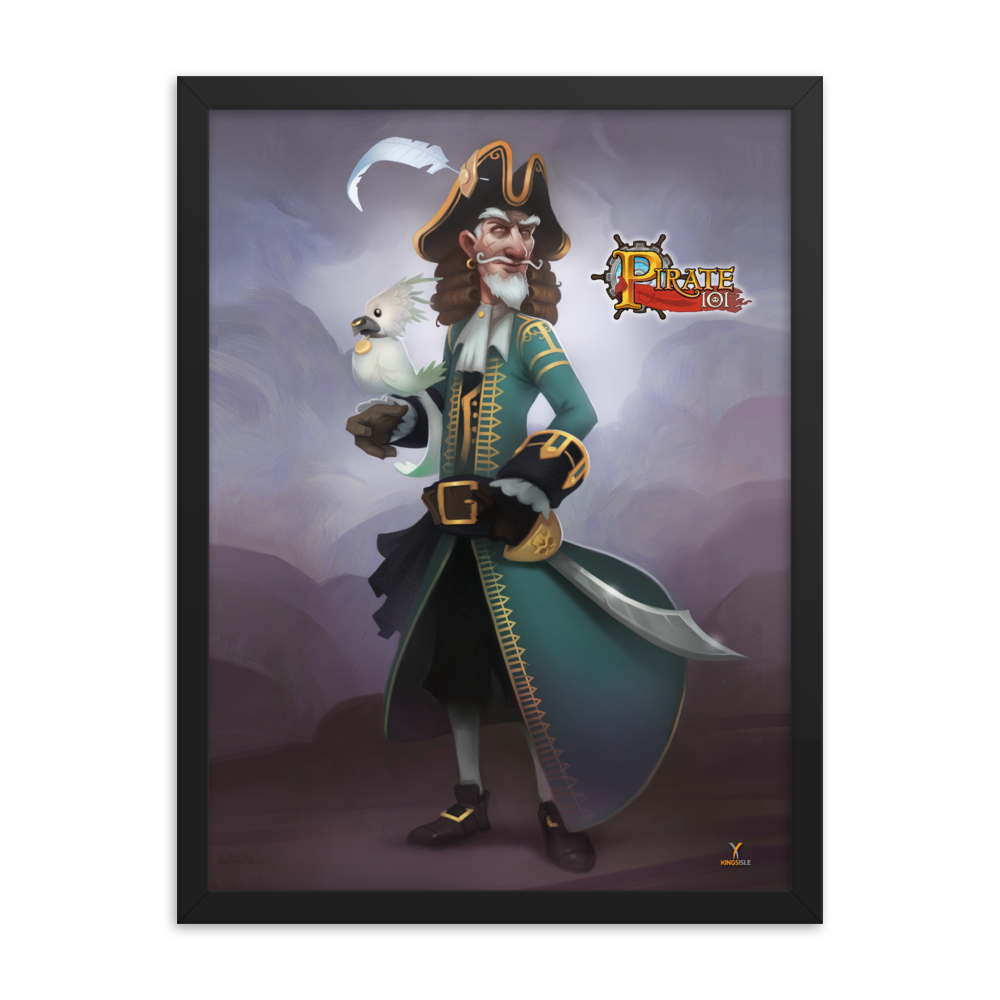 Pirate101-Avery-Poster-18x24-Matte-paper-poster-framed