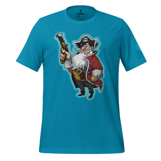 Pirate101-Boochbeard-Unisex-Graphic-Shirt-aqua-short-sleeve