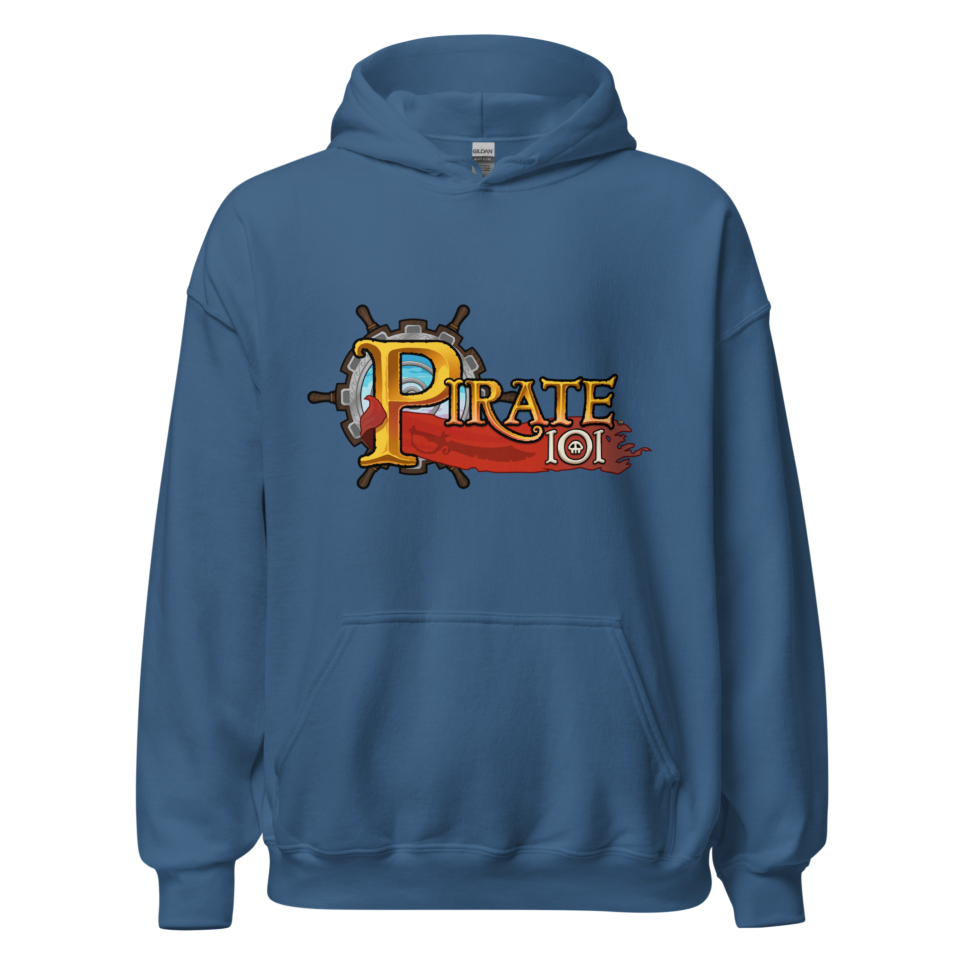 Pirate101-Logo-Hoodie-unisex-indigo-blue