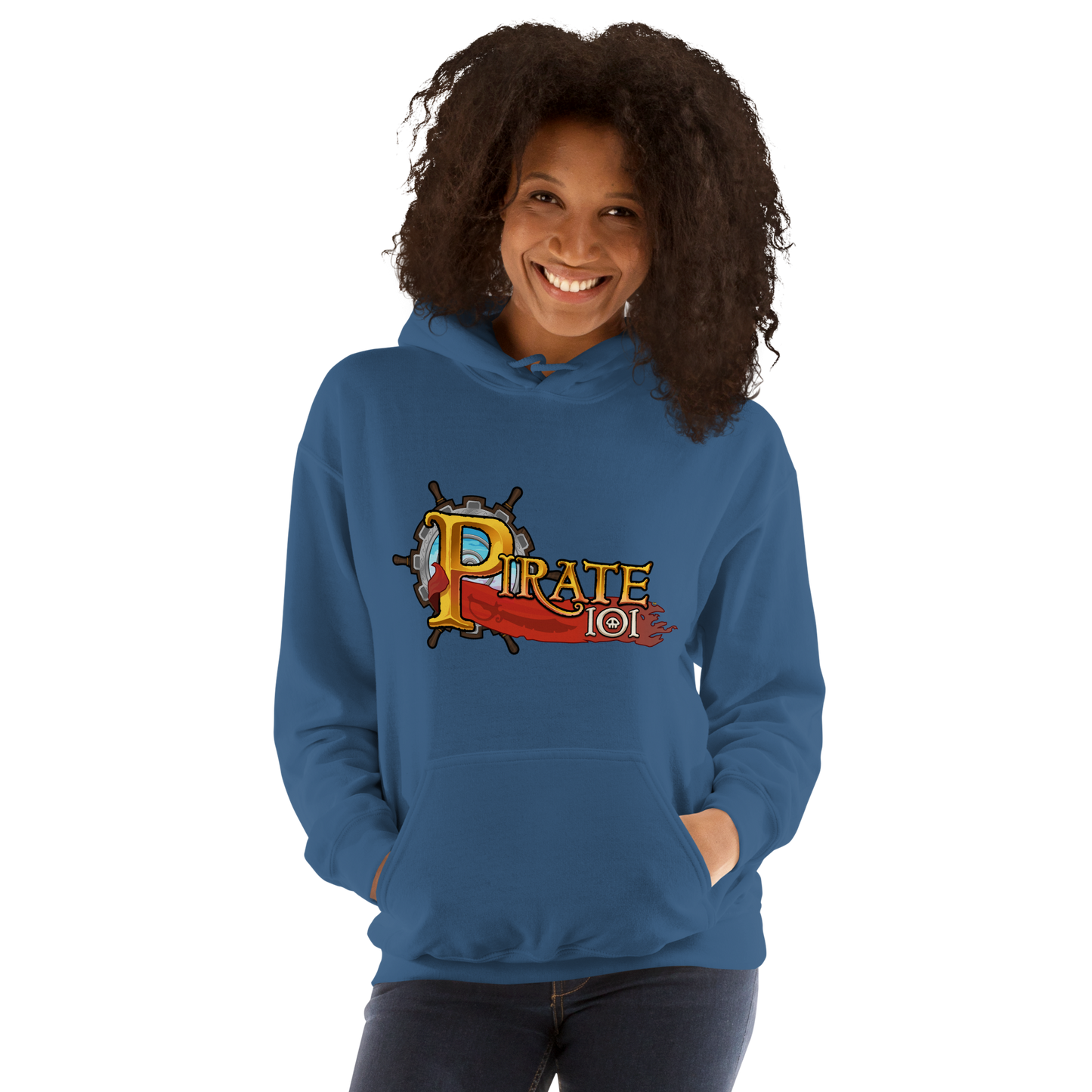 Pirate101-Logo-Hoodie-unisex-2-indigo-blue