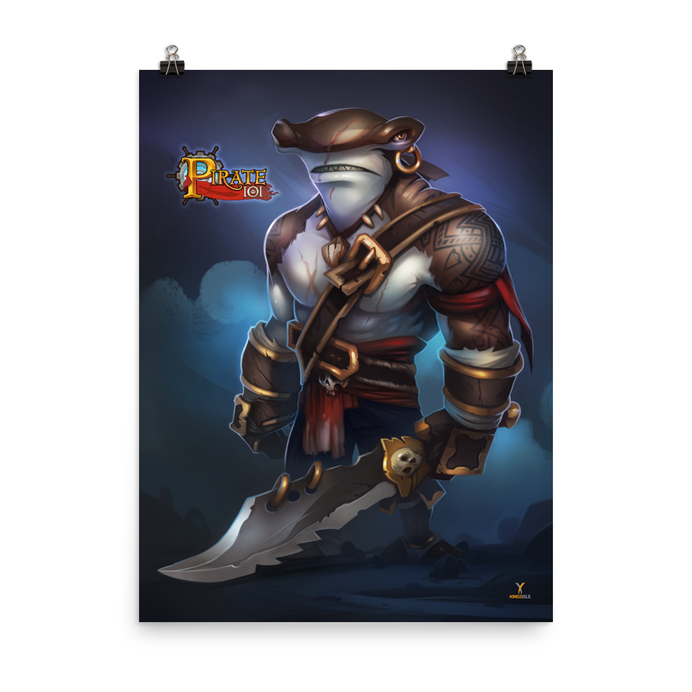 Pirate101-Mordekai-Buccaneer-Poster-18x24-Matte-paper-poster