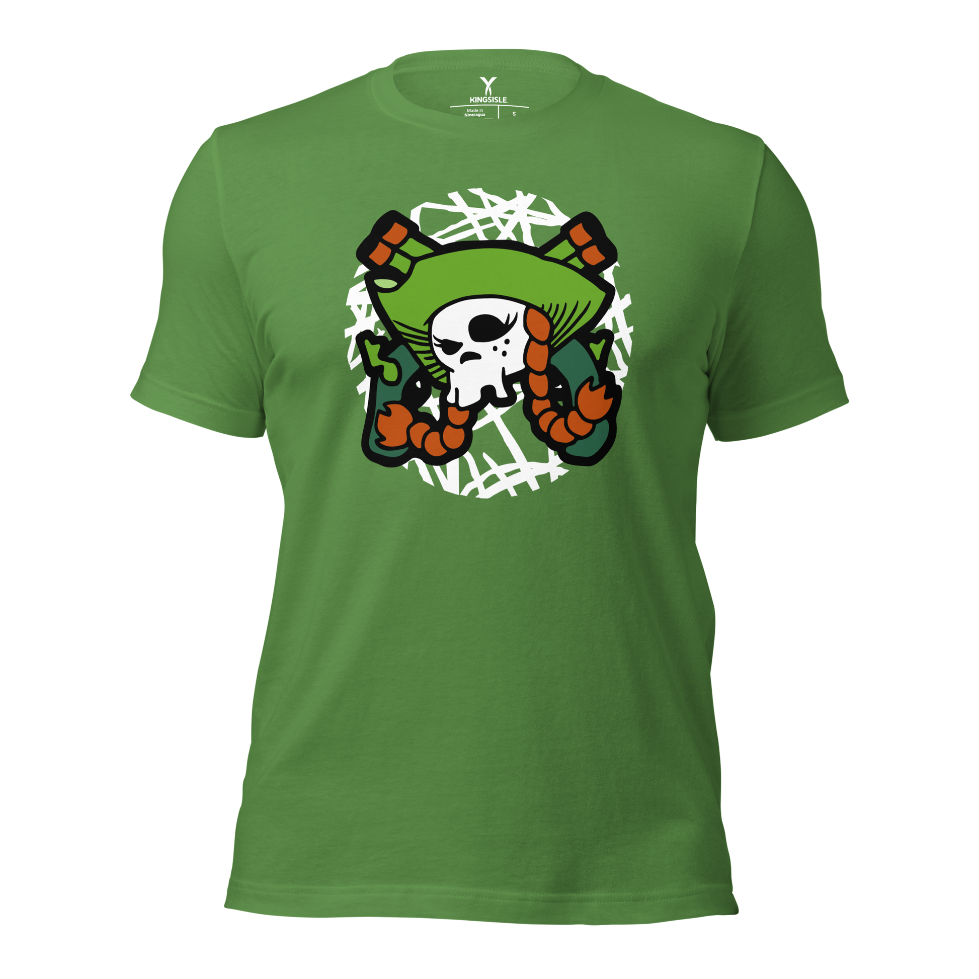 Pirate101-Musketeer-Female-Skull-Unisex-Graphic-Shirt-short-sleeve