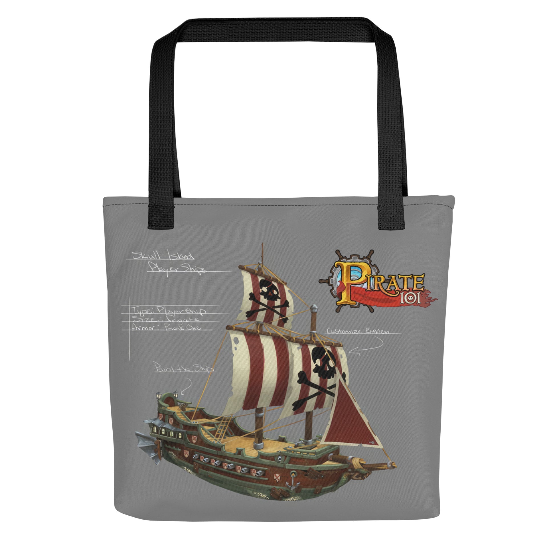 Pirate101-Pirate-Skull-Pirate-Ship-Concept-Art-all-over-print-tote-bag-15x15-front1