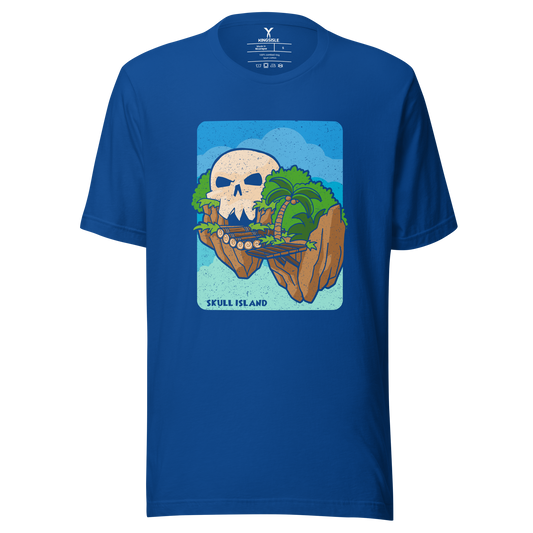 Pirate101-Skull-Island-Unisex-Graphic-Shirt-short-sleeve