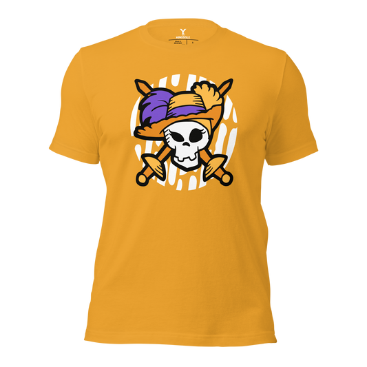 Pirate101-Swashbuckler-Female-Skull-Unisex-Graphic-Shirt-short-sleeve
