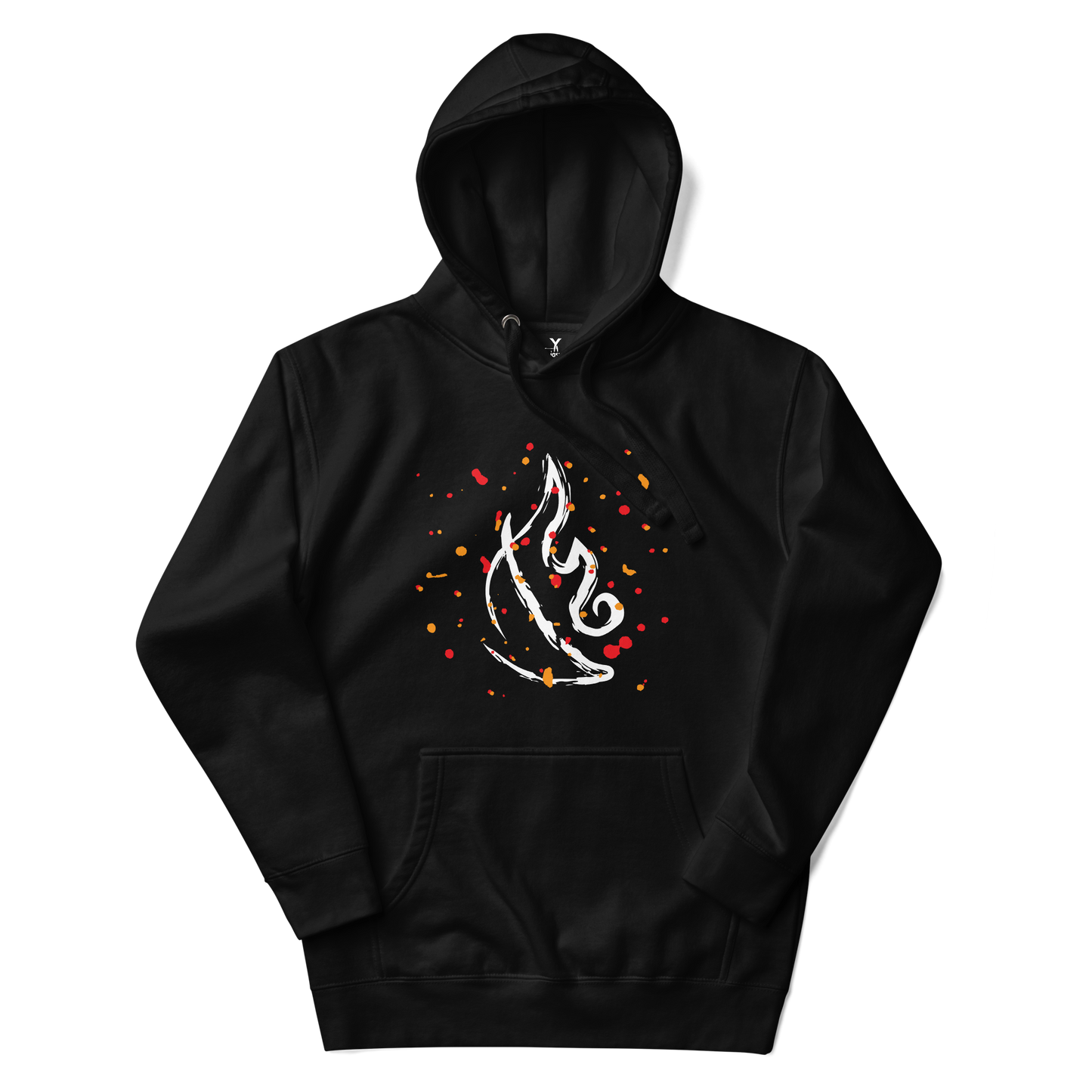 Wizard101-Fire-School-Hoodie-Unisex-splatter-icon-black