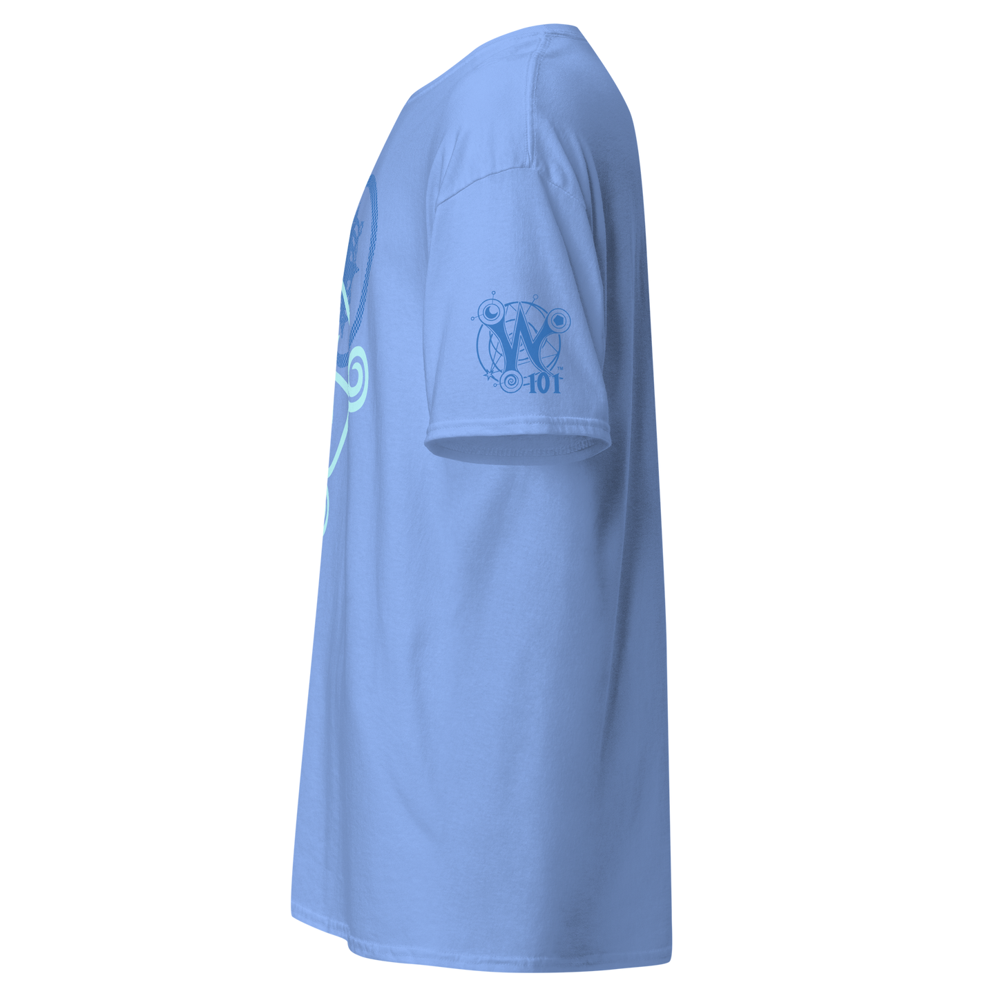 Wizard101-Ice-school-Icon-Unisex-Graphic-Shirt2-carolina-blue-short-sleeve