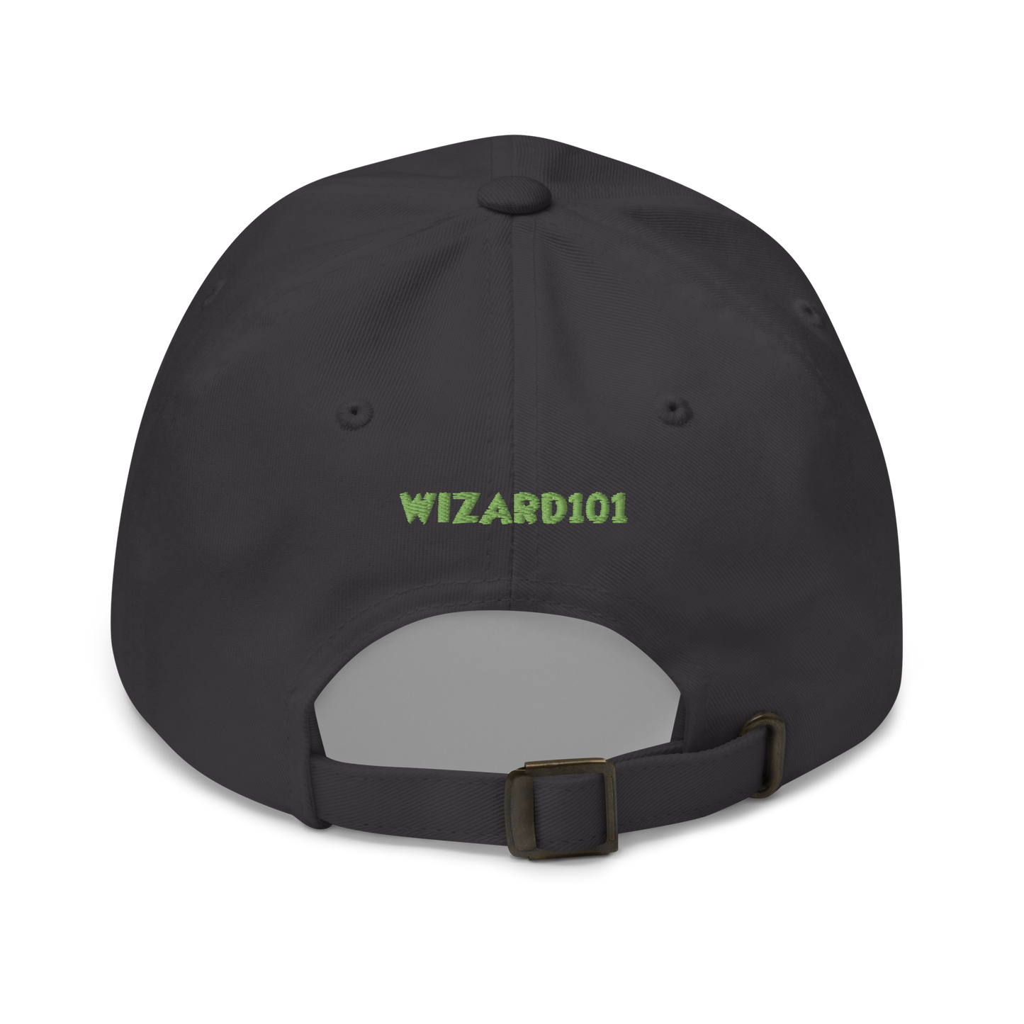 Wizard101-Piggle-Dad-Hat4-embroiderred-dark-grey-back