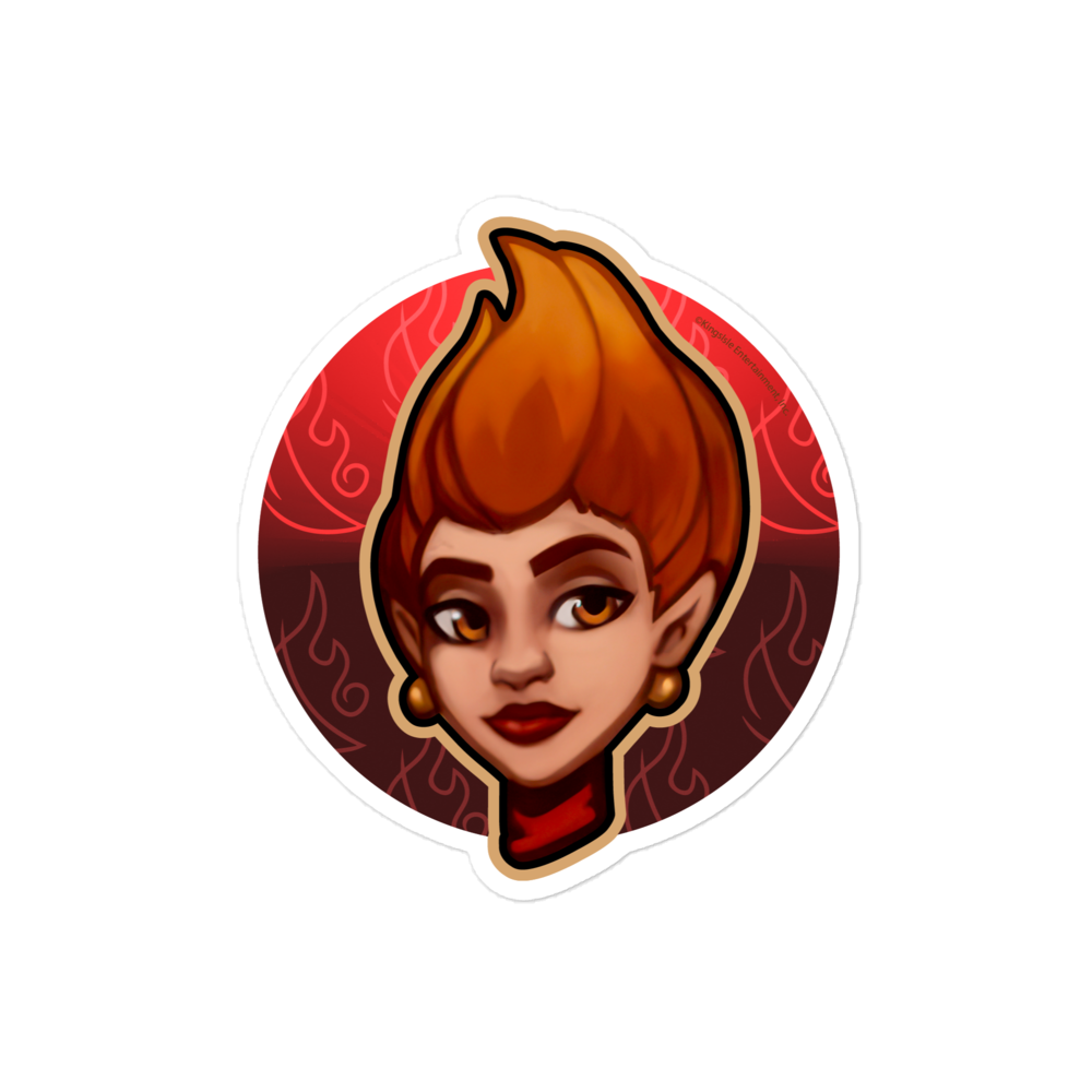 Wizard101-Professor-Falmea-Sticker-fire-school-vinyl