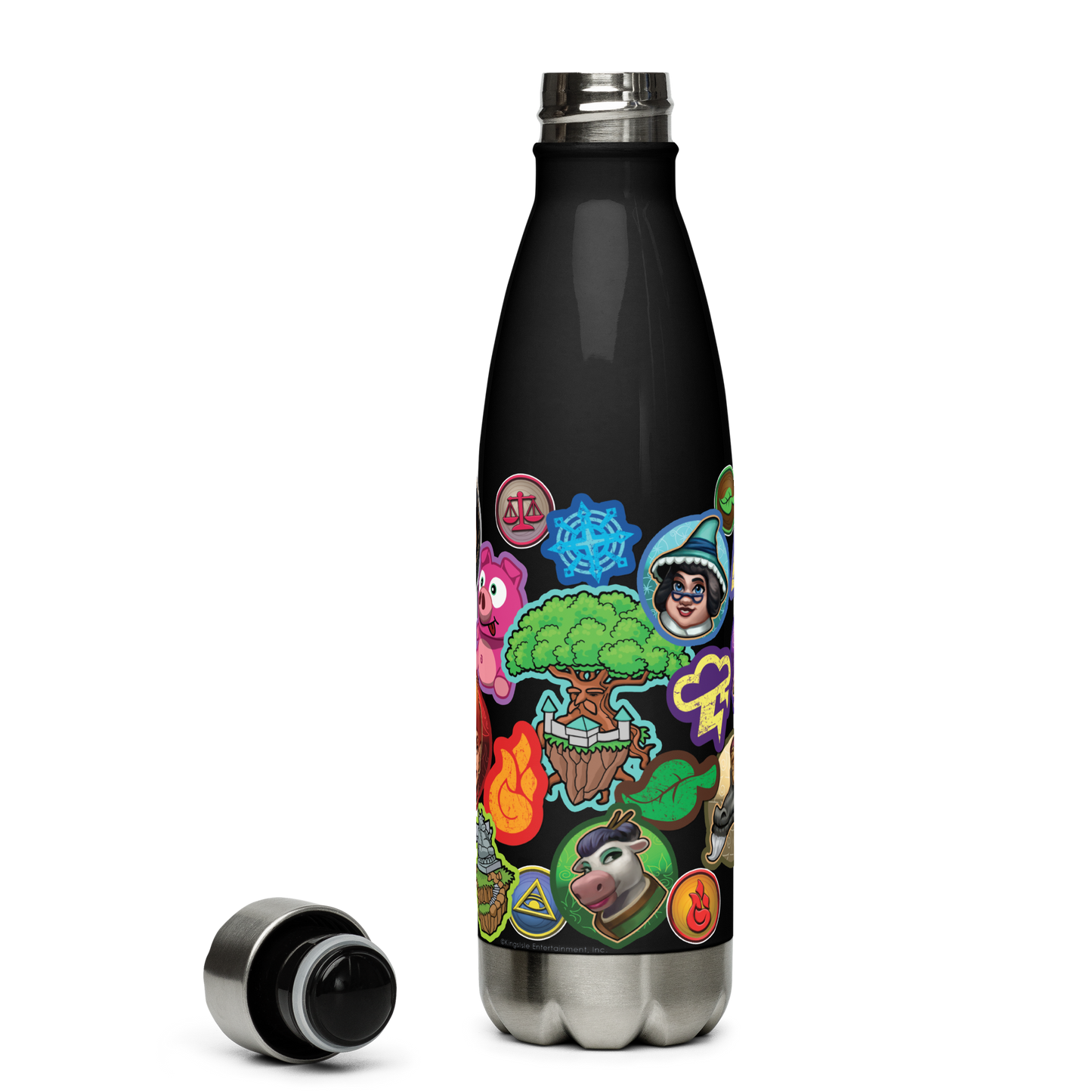 Wizard101-Stickers-Stainless-Steel-Water-Bottle