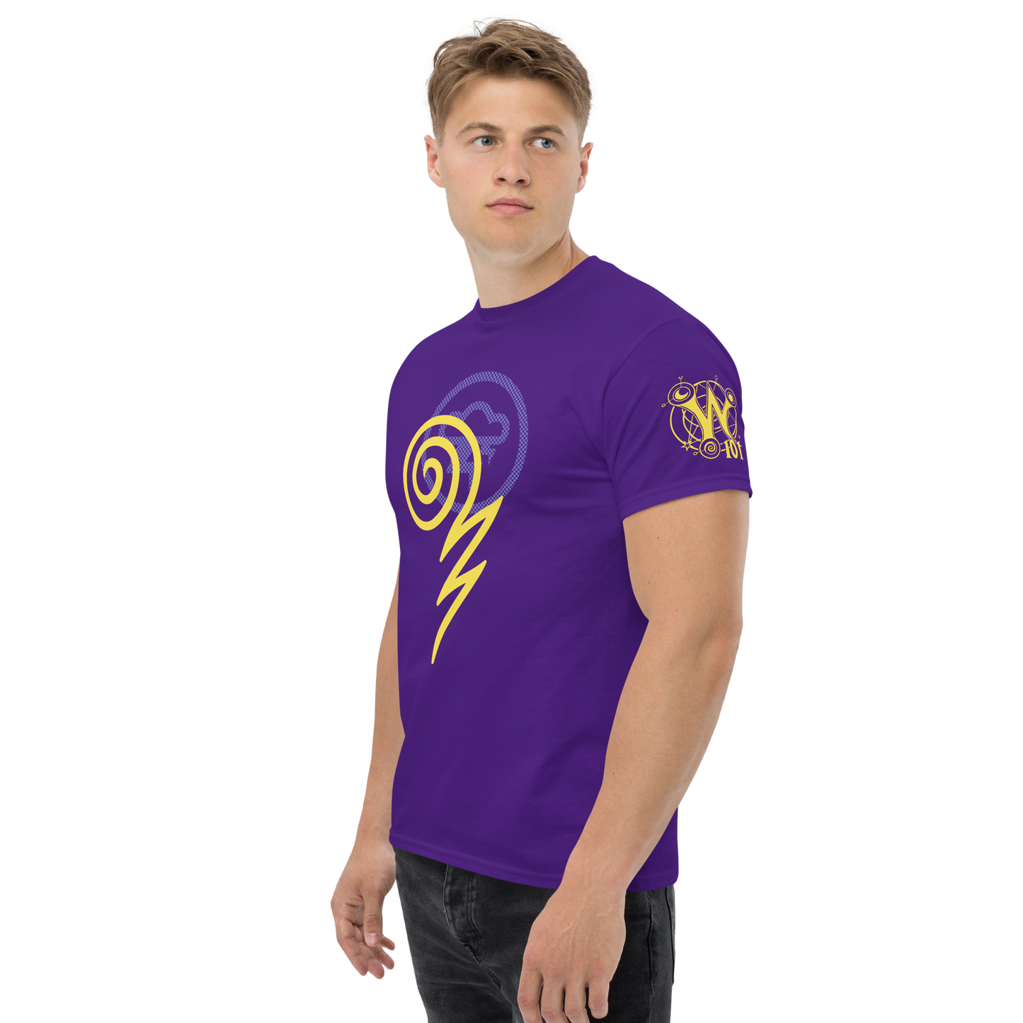 Wizard101-Storm-school-Icon-Unisex-Graphic-Shirt3-purple-short-sleeve