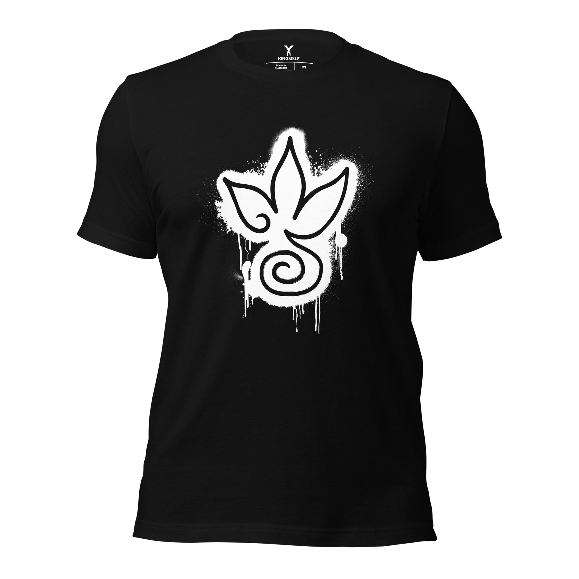 Wizard101-Wizard-SprayPaint-Logo-Unisex-Graphic-Shirt-Life1-short-sleeve-black