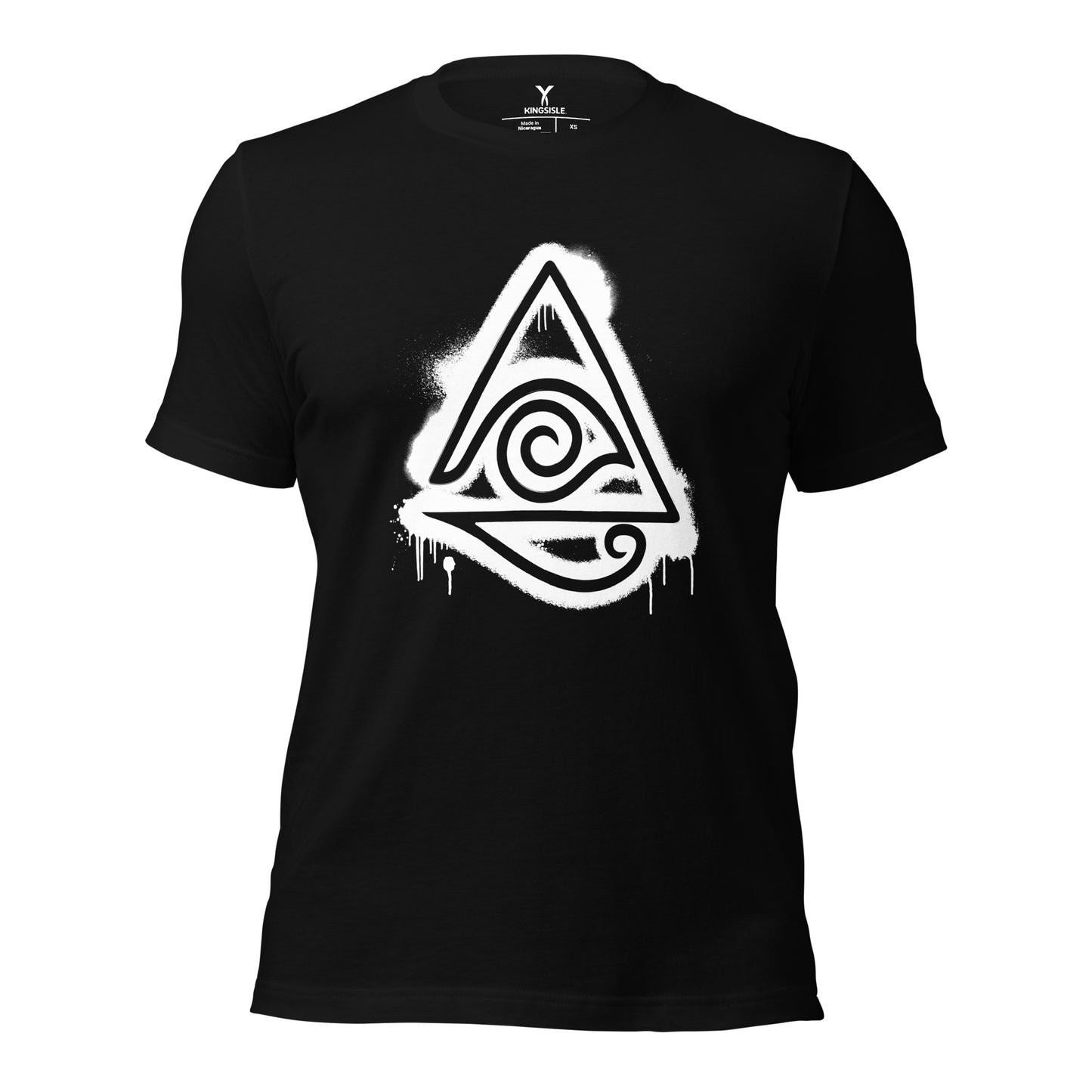 Wizard101-Wizard-SprayPaint-Logo-Unisex-Graphic-Shirt-Myth1-short-sleeve-black