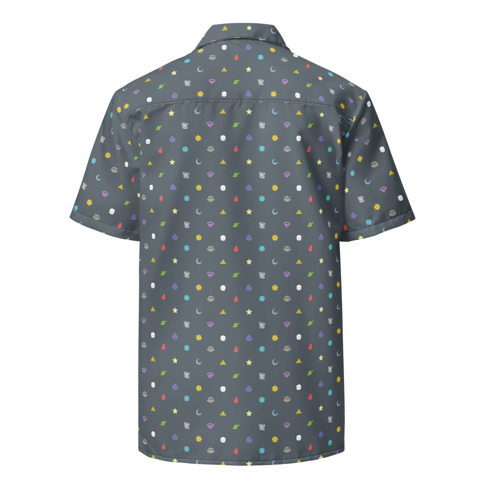 Wizard101 School Symbols Button-Up Shirt – KingsIsle Store