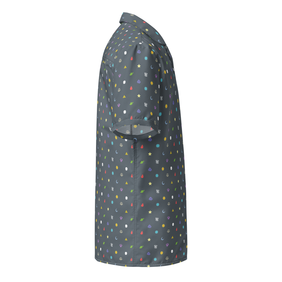 Wizard101 School Symbols Button-Up Shirt – KingsIsle Store