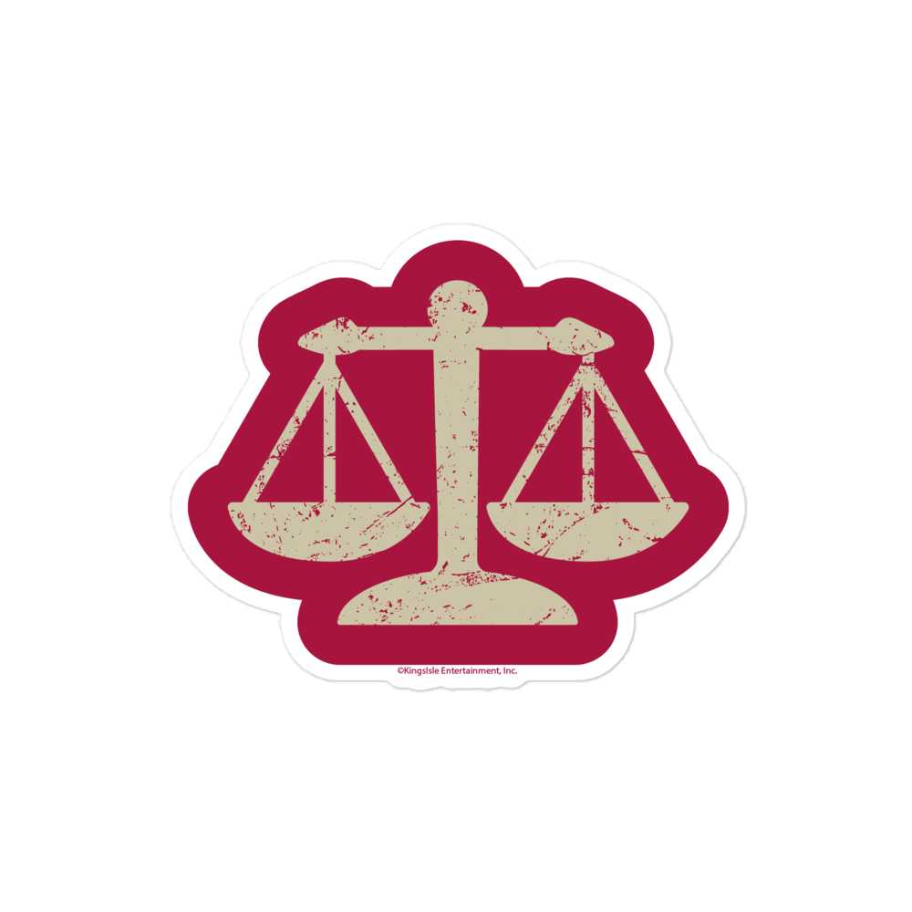 Balance Scale Sticker Wizard101 Worn Balance School Symbol Sticker – KingsIsle Store