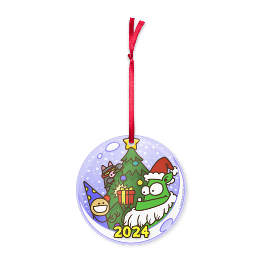 Wizard101 Yuletide 2024 Doodle Ornament