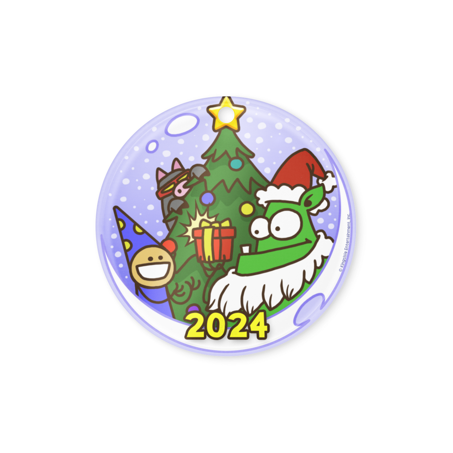 Wizard101 Yuletide 2024 Doodle Ornament