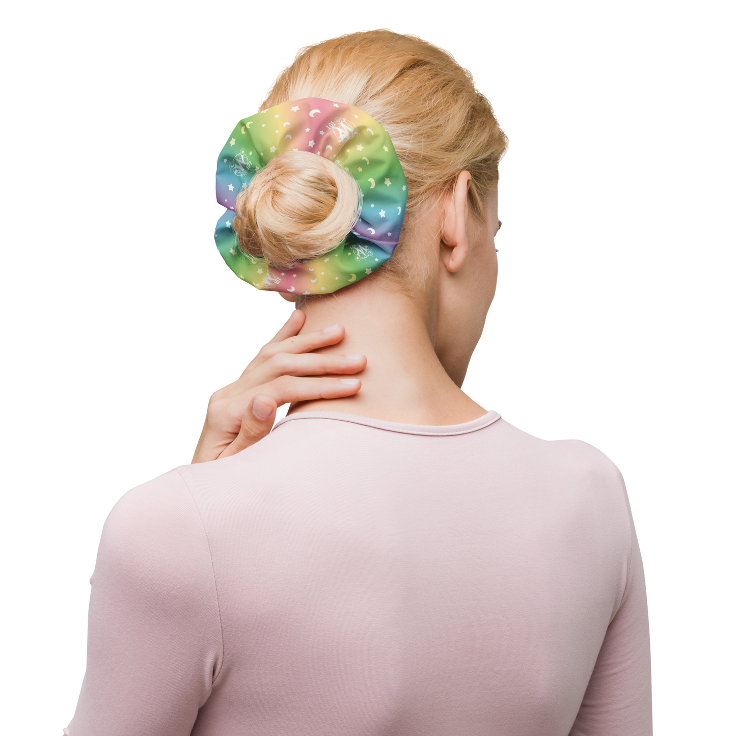Wizard101 Rainbow Stars Scrunchie