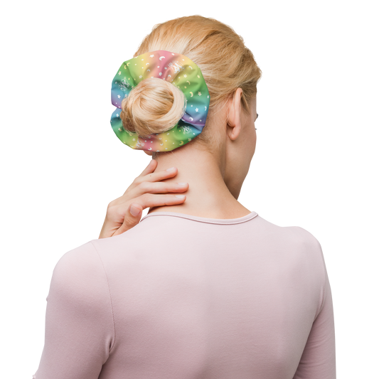 Wizard101 Rainbow Stars Scrunchie