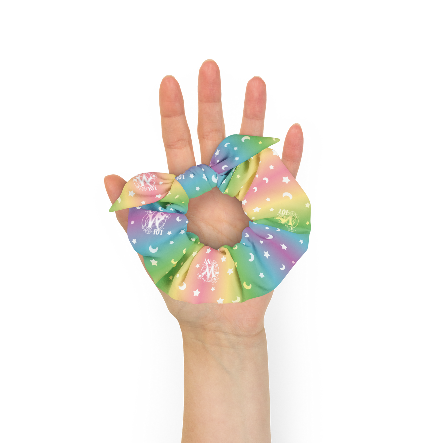 Wizard101 Rainbow Stars Scrunchie