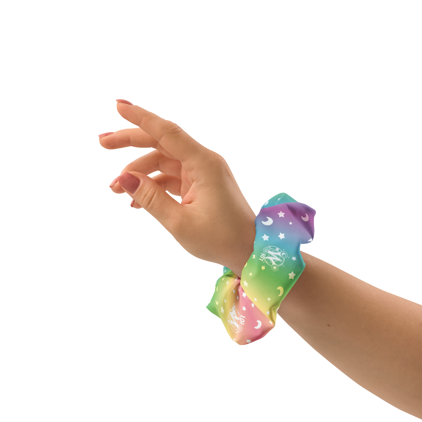 Wizard101 Rainbow Stars Scrunchie