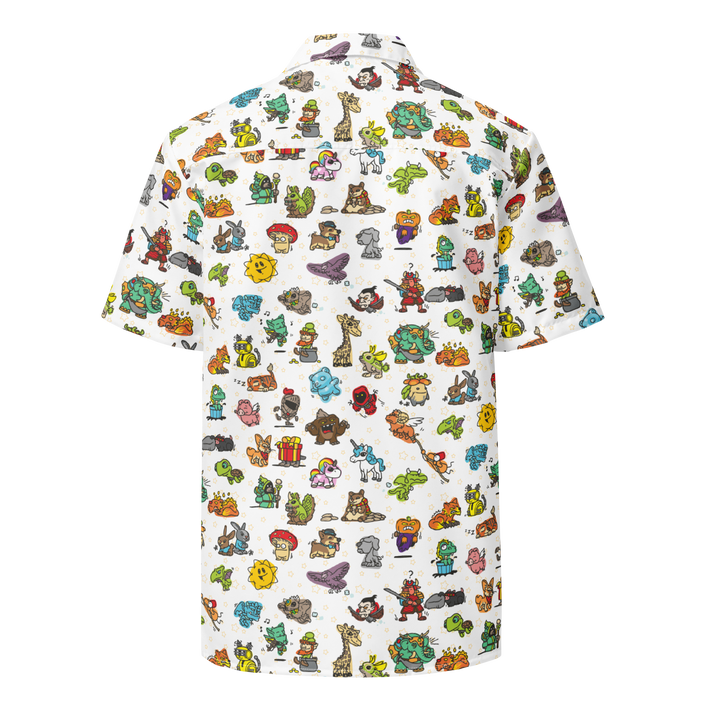 Wizard101 Pet Doodles Button-Up Shirt – KingsIsle Store