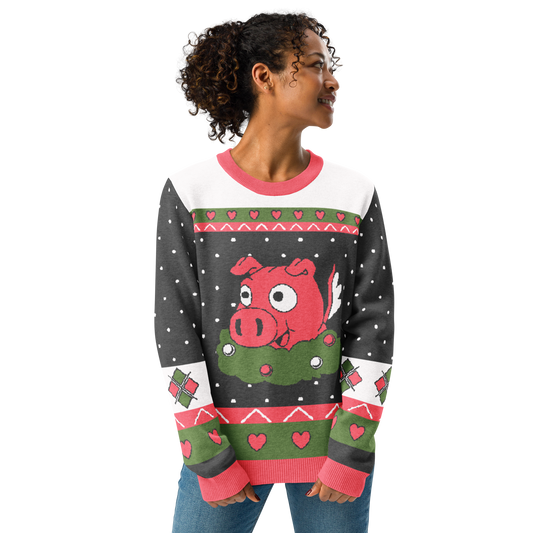 Wizard101 Festive Piggle Knit Sweater