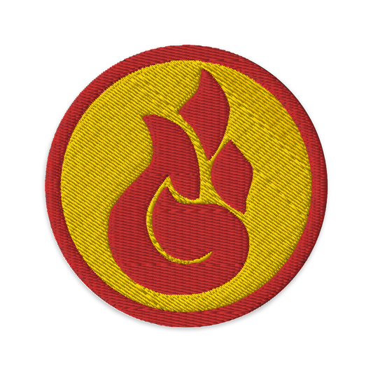 Wizard101 Fire School Embroidered Patch