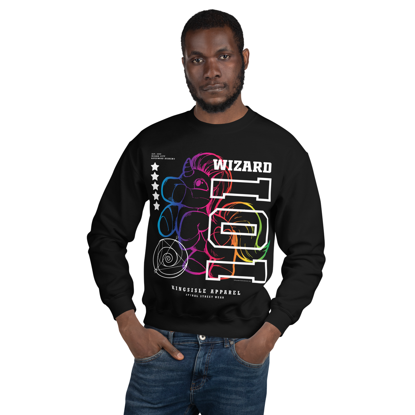 Wizard101 Modern Unicorn Crewneck Sweatshirt