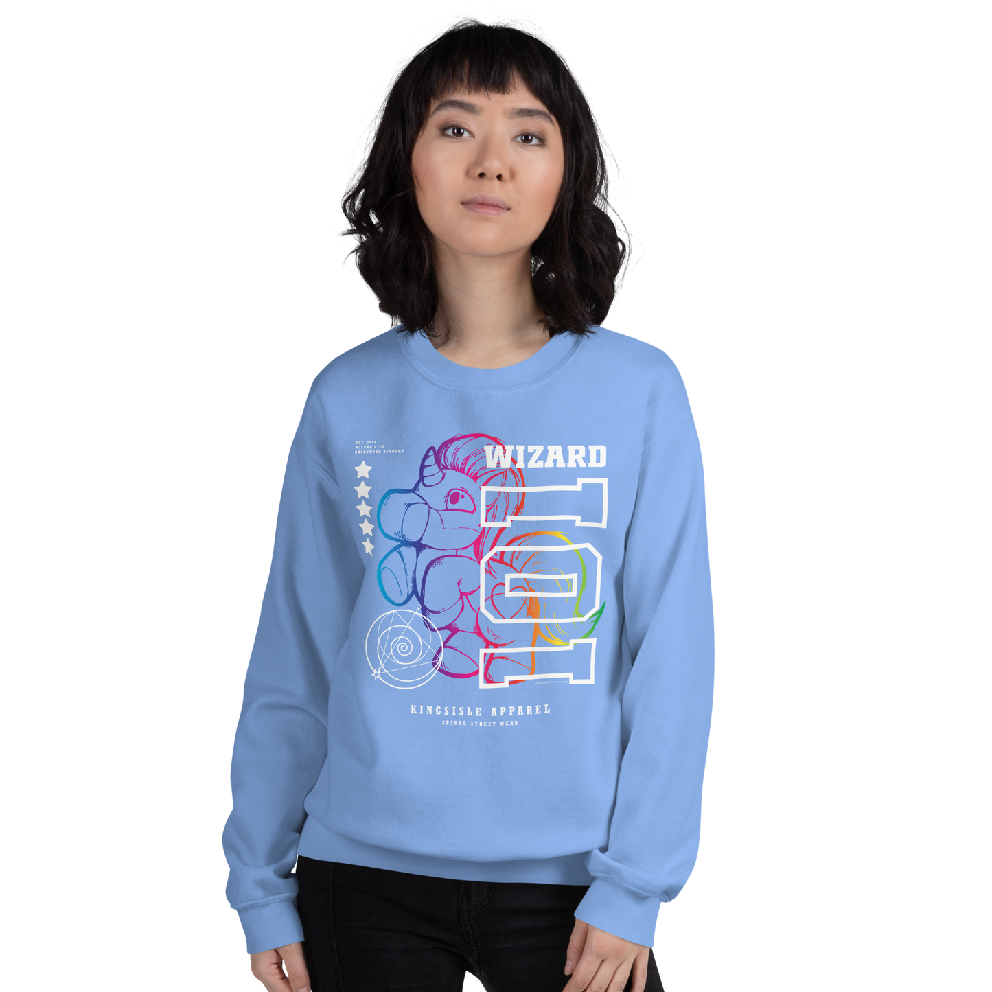Wizard101 Modern Unicorn Crewneck Sweatshirt