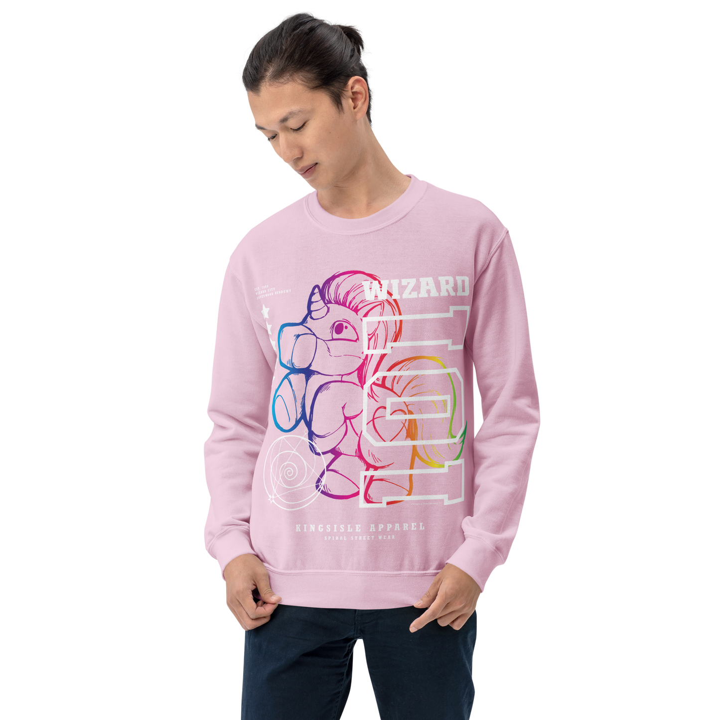 Wizard101 Modern Unicorn Crewneck Sweatshirt