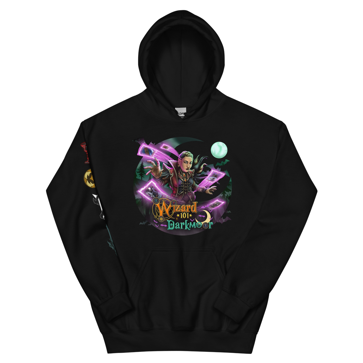 Wizard101 Darkmoor Art Hoodie – KingsIsle Store