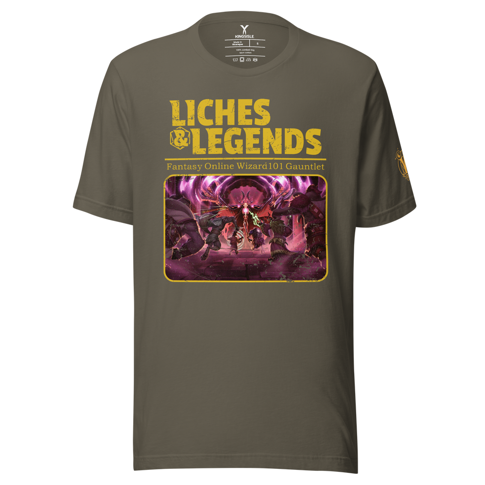 Wizard101 Liches & Legends Vintage TShirt KingsIsle Store
