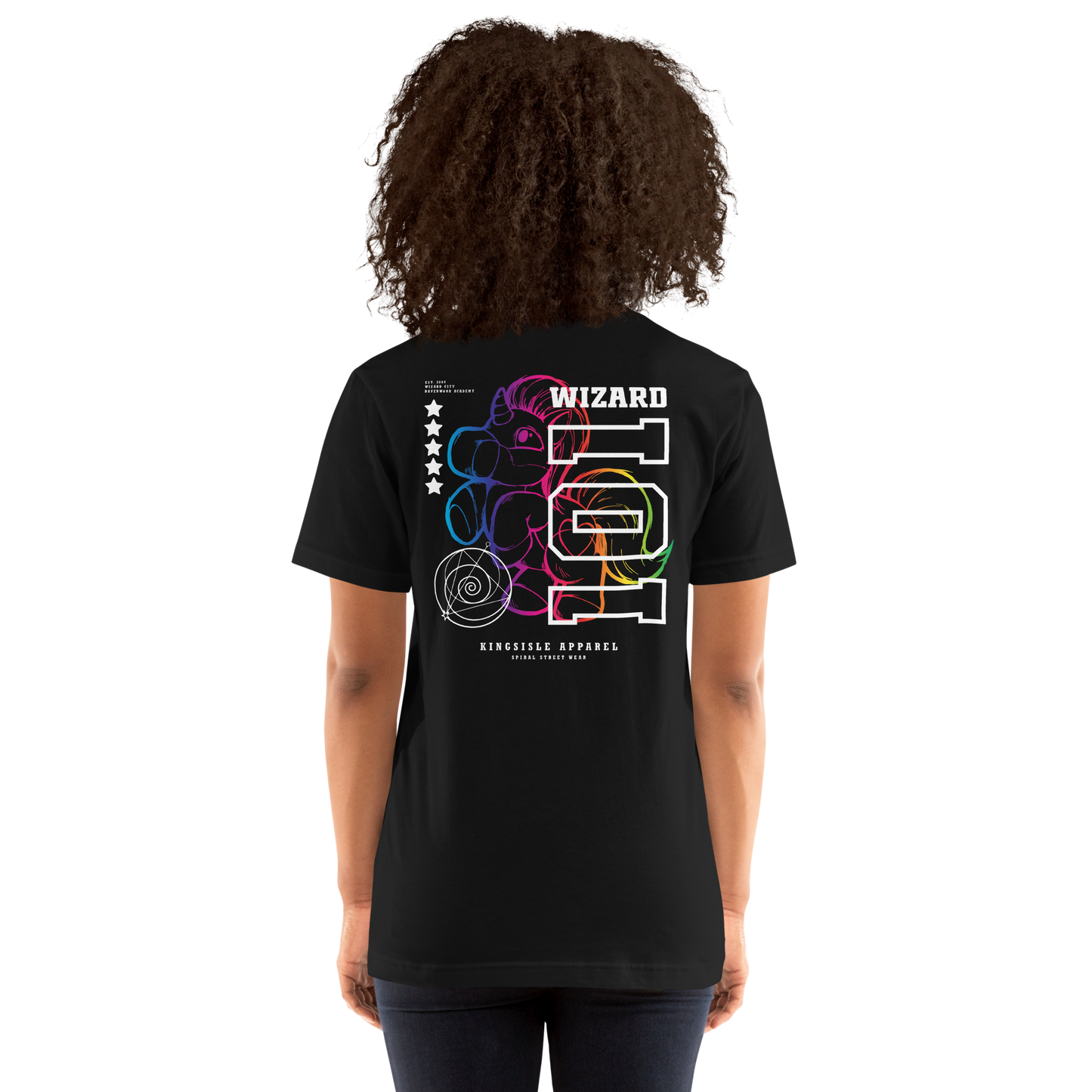 Wizard101 Modern Unicorn Front & Back T-shirt