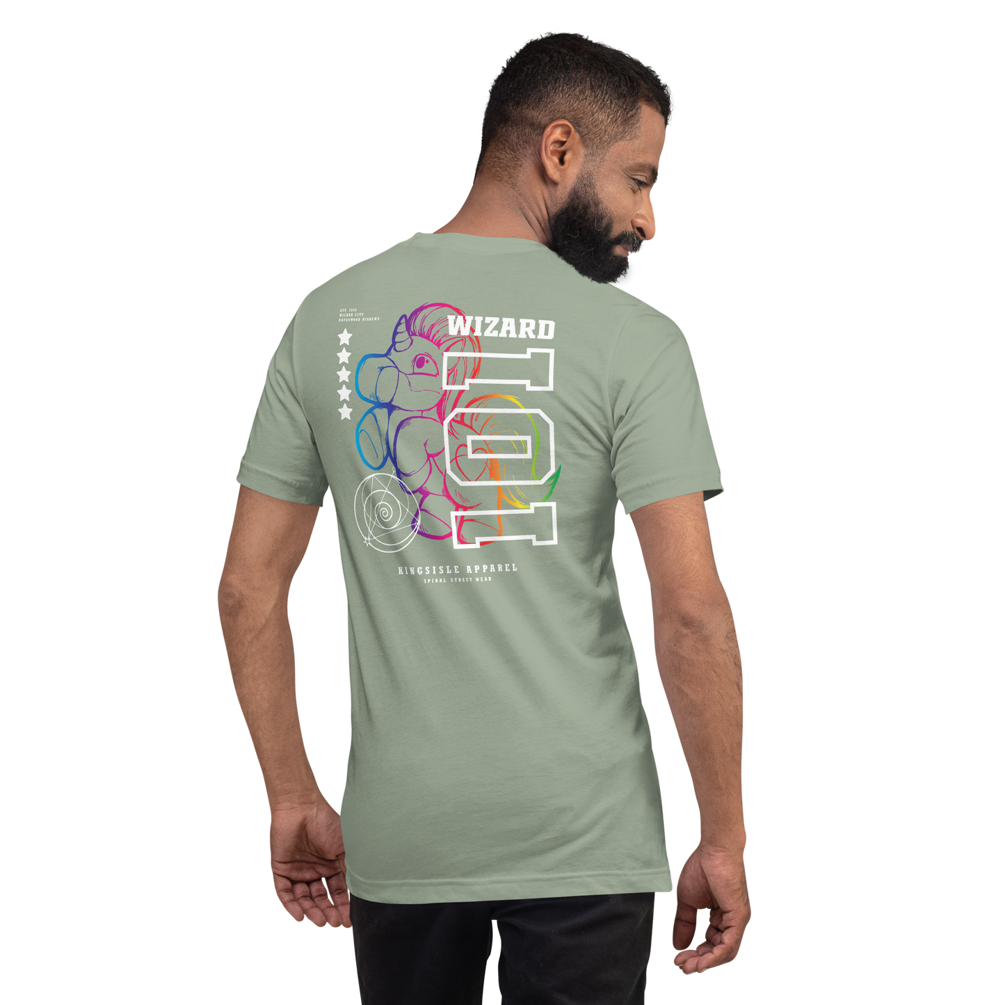 Wizard101 Modern Unicorn Front & Back T-shirt
